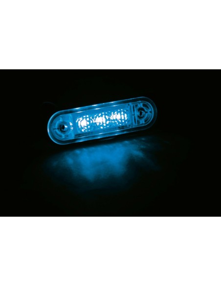 Luce da incasso perimetrale impermeabile a Led 9 32V Blu