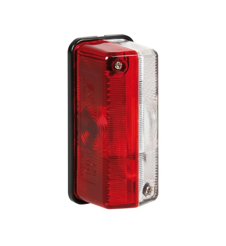 Luce ingombro 12 24V Rossa Bianca omologata T4W