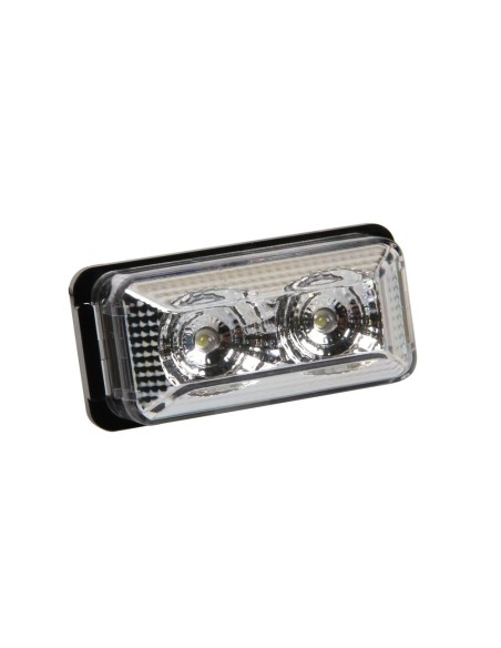 Luce ingombro 2 LED 24V camion camper Bianco