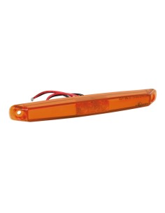 Luce ingombro a 13 LED 12 24v Impermeabile arancio effetto neon 170x20mm