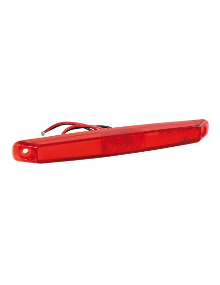Luce ingombro a 13 LED 12 24v Impermeabile rosso effetto neon 170x20mm