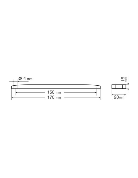 Luce ingombro a 13 LED 12 24v Impermeabile rosso effetto neon 170x20mm