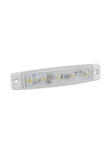 Luce ingombro a 5 Led montaggio in superficie 12/24V - bianco