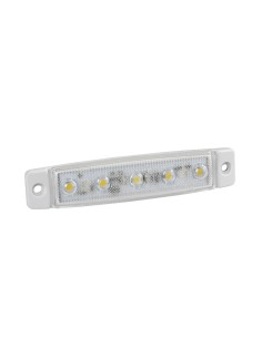 Luce ingombro a 5 Led montaggio in superficie 12 24V bianco