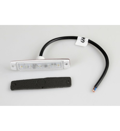 Luce ingombro a 5 Led montaggio in superficie 12 24V bianco