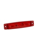 Luce ingombro a 5 Led montaggio in superficie 12/24V - rosso