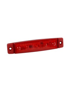 Luce ingombro a 5 Led montaggio in superficie 12 24V rosso