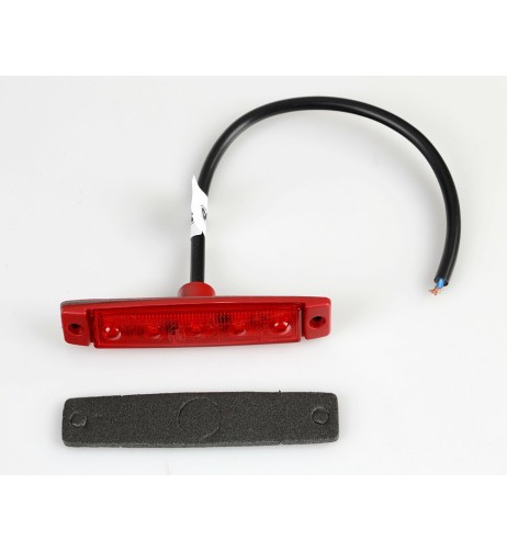 Luce ingombro a 5 Led montaggio in superficie 12 24V rosso