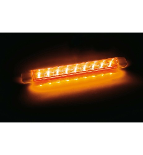 Luce ingombro direzione a 9 Led montaggio in superficie 12 24V arancio