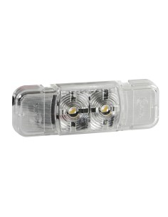 Luce ingombro perimetrale 2 LED camion 24V omologata Bianco