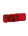 Luce ingombro perimetrale 2 LED camion 24V omologata Rosso