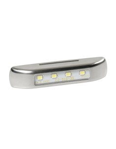 Luce ingombro perimetrale a 4 Led 12 24V cover inox Rosso