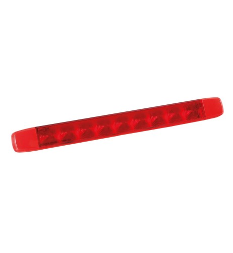 Luce ingombro posizione stop a 9 Led montaggio in superficie 12 24V rosso