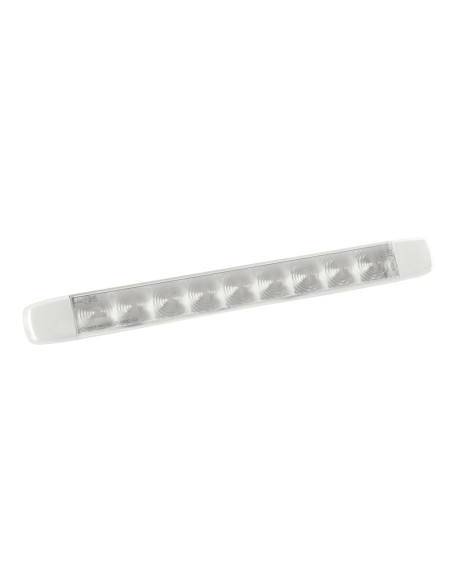 Luce ingombro retromarcia a 9 Led montaggio in superficie 12 24V bianco