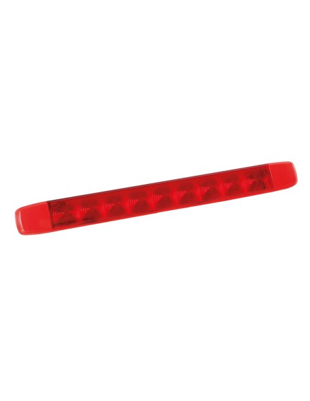 Luce ingombro retronebbia a 9 Led montaggio in superficie 12 24V rosso