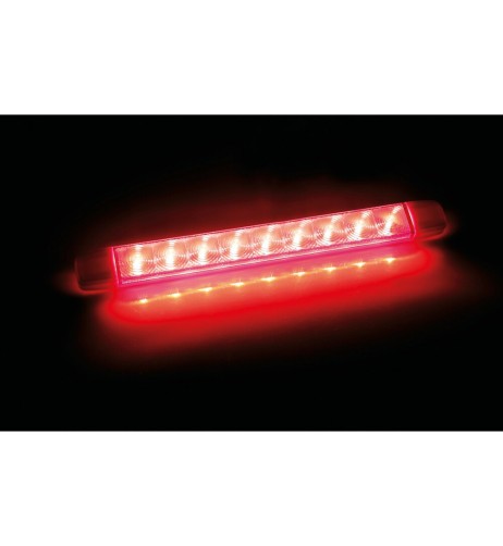 Luce ingombro retronebbia a 9 Led montaggio in superficie 12 24V rosso
