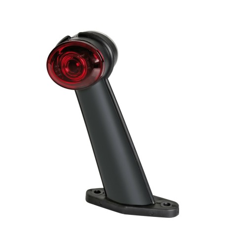 Luce perimetrale a 2 led 24V Bianco Rosso 60 gradi destra Antirottura