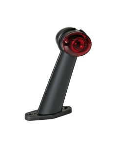 Luce perimetrale a 2 led 24V Bianco Rosso 60 gradi sinistra