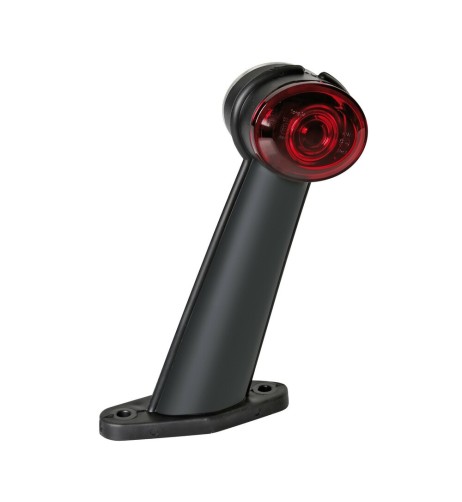 Luce perimetrale a 2 led 24V Bianco Rosso 60 gradi sinistra Antirottura