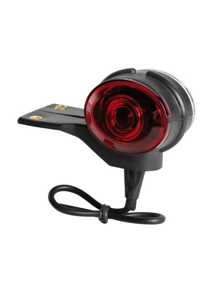 Luce perimetrale a 2 led 24V Bianco Rosso omologata destra