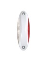 Luce supplementare a 4 Led bianco rosso 9 32V scocca bianco omologata