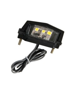 Luce targa a 3 led SMD 12V moto e scooter BIANCO 59x30mm