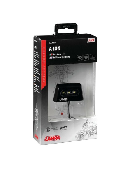 Luce targa A ion omologata a 3 Led SMD 12V