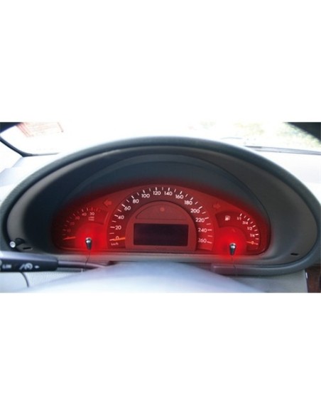 Luci led auto 12V cruscotto quadrante rosso