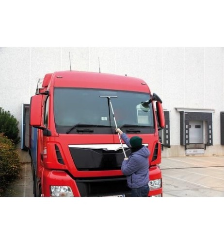 Manico telescopico in acciaio inox 115 200cm