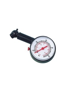 Manometro in plastica pressione pneumatici a doppia scala auto moto camion