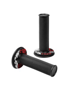 Manopole universali Donut Off Road moto scooter quad Nero Rosso