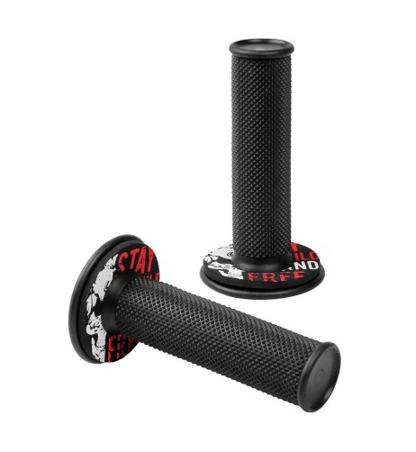 Manopole universali Donut Off Road moto scooter quad Nero Rosso