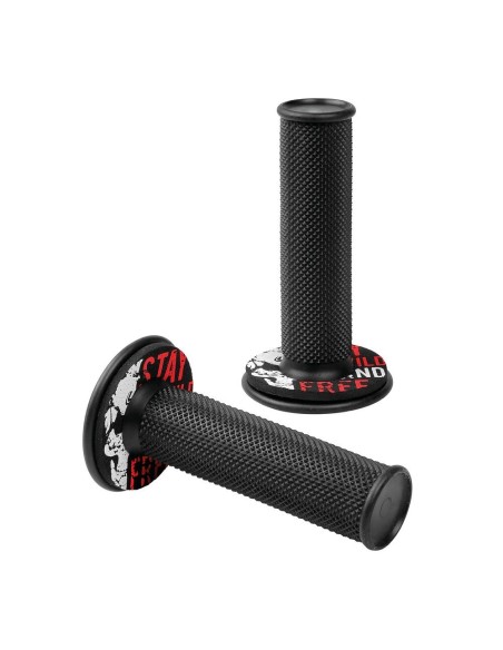 Manopole universali Donut Off Road moto scooter quad Nero Rosso