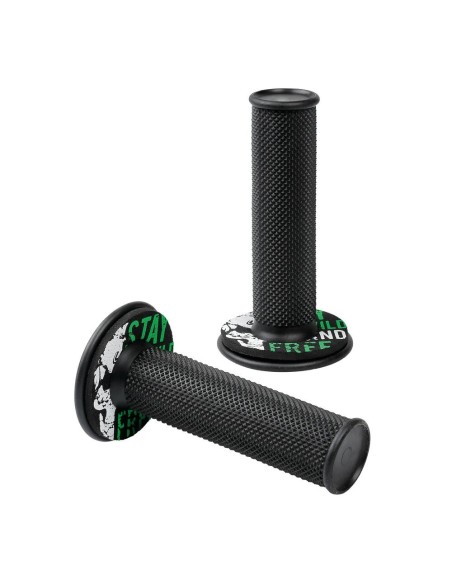 Manopole universali Donut Off Road moto scooter quad Nero Verde