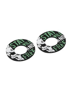 Manopole universali Donut Off Road moto scooter quad Nero Verde 2