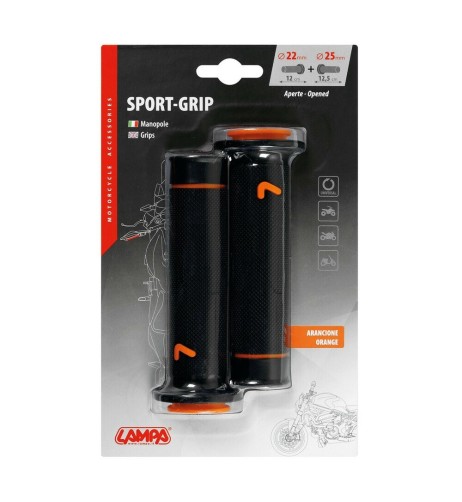 Manopole universali Sport grip moto scooter quad Arancione