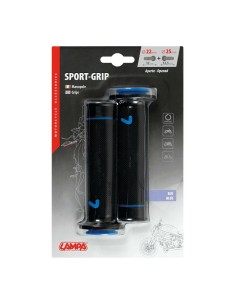 Manopole universali Sport grip moto scooter quad Blu 2