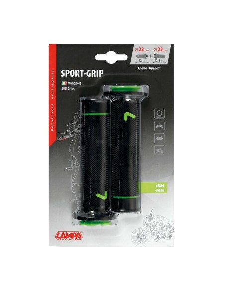 Manopole universali Sport grip moto scooter quad Verde