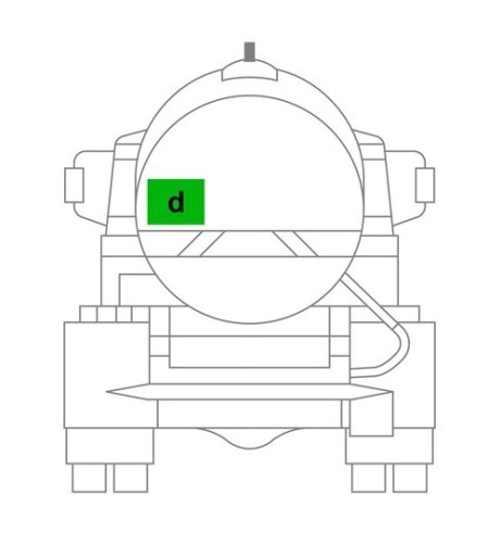 Marcatura in PVC verde adesivo camion trasporto prodotti deperibili