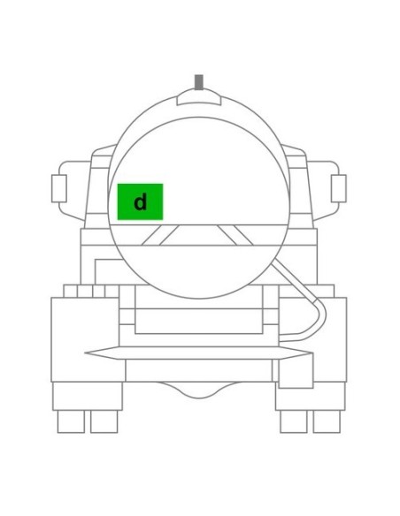 Marcatura in PVC verde adesivo camion trasporto prodotti deperibili