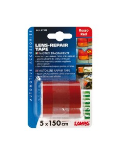 Nastro adesivo per riparazione fanali 5x150cm Rosso