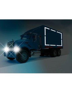 Nastro adesivo riflettente multiuso 5x100cm bianco 2