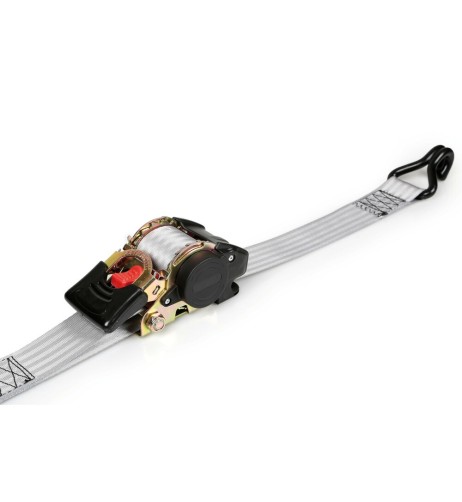 Nastro tensore autoretrattile a doppio gancio 5x300cm 1500Kg