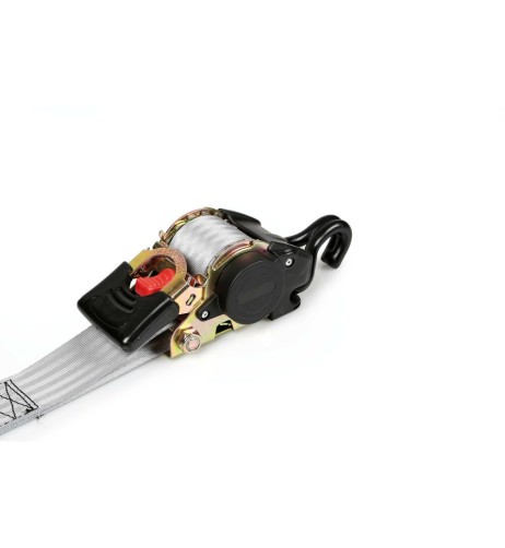 Nastro tensore autoretrattile a doppio gancio 5x300cm 1500Kg