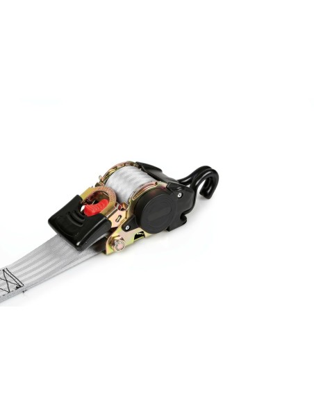 Nastro tensore autoretrattile a doppio gancio 5x300cm 1500Kg