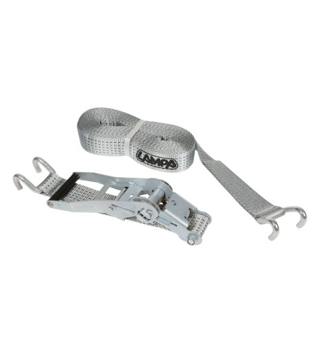 Nastro tensore con cricchetto fermacarico gancio sponda 8 5 metri max 4000k