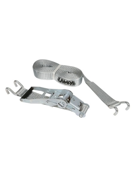 Nastro tensore con cricchetto fermacarico gancio sponda 8 5 metri max 4000k