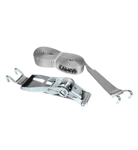 Nastro tensore con cricchetto fermacarico gancio sponda 9 metri max 5000kg