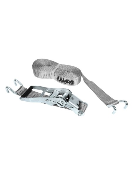 Nastro tensore con cricchetto fermacarico gancio sponda 9 metri max 5000kg