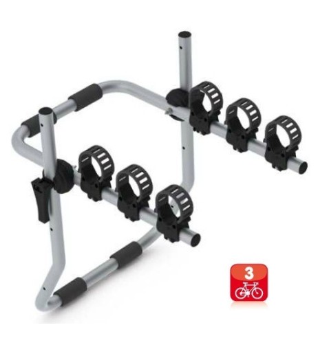 NORDRIVE Portabici posteriore da portellone 3 biciclette